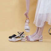 Sandalias de verano para mujer, suaves, gruesas y cómodas, tallas grandes